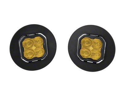 Diode Dynamics SS3 Pro Type GM-5 LED Fog Light Kit; Yellow SAE Fog (07-14 Sierra 2500 HD)