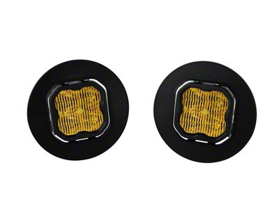 Diode Dynamics SS3 Sport Type GM5 LED Fog Light Kit; Yellow SAE Fog (07-14 Sierra 2500 HD)