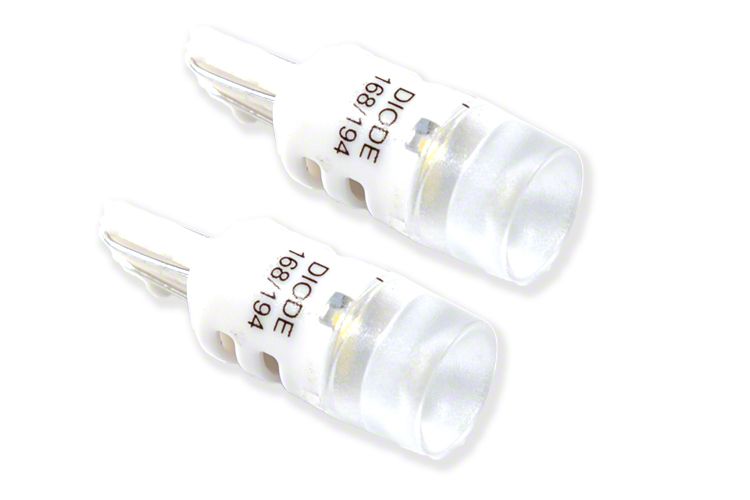 Lasfit T10 LED Canbus Bulbs – White 6000K For 2019-2025 Chevy Silverado 1500 License Plate Light