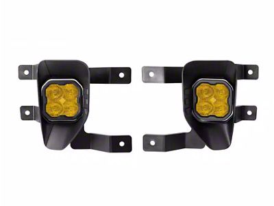 Diode Dynamics SS3 Max Type SV1 ABL LED Fog Light Kit; Yellow SAE Fog (16-18 Silverado 1500)