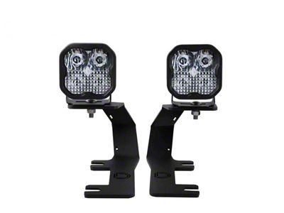 Diode Dynamics Stage Series SS3 Pro LED Ditch Light Kit; White Driving (14-18 Silverado 1500)
