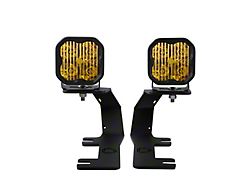 Diode Dynamics Stage Series SS3 Pro LED Ditch Light Kit; Yellow Driving (14-18 Silverado 1500)