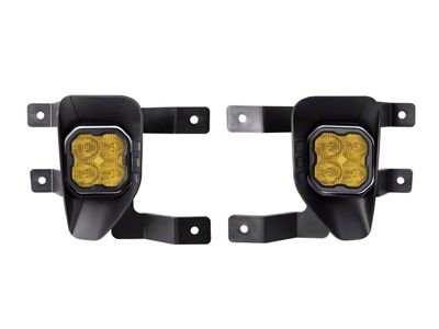 Diode Dynamics SS3 Pro Type SV1 ABL LED Fog Light Kit; Yellow SAE Fog (16-18 Silverado 1500)