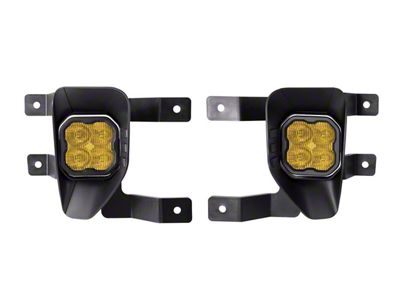 Diode Dynamics SS3 Pro Type SV1 LED Fog Light Kit; Yellow SAE Fog (16-18 Silverado 1500)