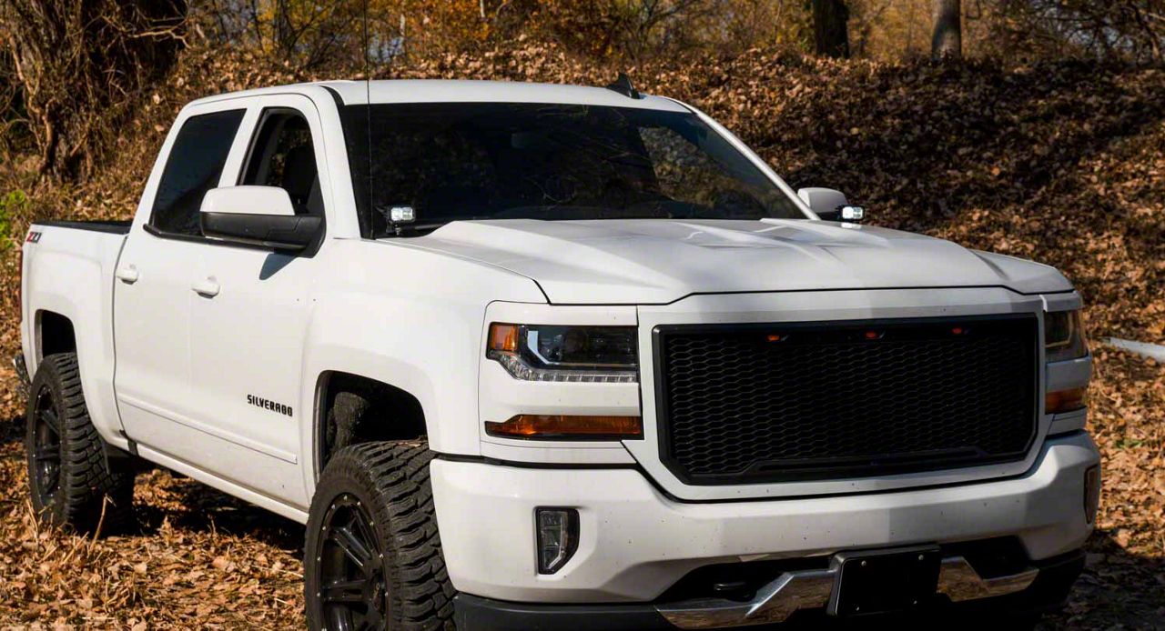 Wfyb Automatic On/Off Under-Hood LED Light Kit For Chevy Silverado 1500, 2500, 3500 HD (6000K)