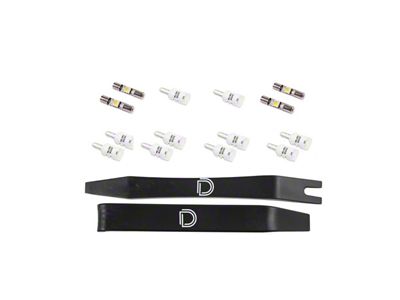 Diode Dynamics Stage 1 LED Interior Lighting Kit; Cool White (14-18 Silverado 1500)