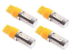 Diode Dynamics Amber Front Turn Signal LED Light Bulbs; 7443 HP11 (14-24 Silverado 2500 HD)