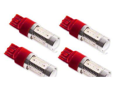 Diode Dynamics Red LED Tail Light Bulbs; 7443 HP11 (15-18 Silverado 2500 HD)
