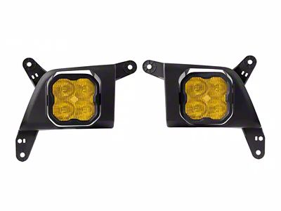 Diode Dynamics SS3 Max Type SV2 LED Fog Light Kit; ABL Yellow SAE Fog (20-23 Silverado 2500 HD)