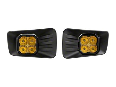 Diode Dynamics SS3 Sport Type CH LED Fog Light Kit; Yellow SAE Fog (07-14 Silverado 2500 HD)