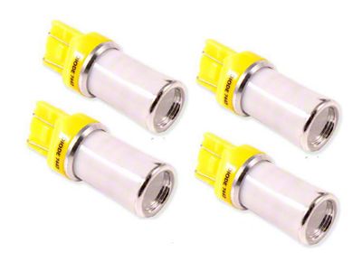 Diode Dynamics Amber Front Turn Signal LED Light Bulbs; 7443 HP48 (14-24 Silverado 3500 HD)