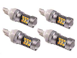 Diode Dynamics Cool White Switchback Front Turn Signal LED Light Bulbs; 7443 HP24 (14-26 Silverado 3500 HD)