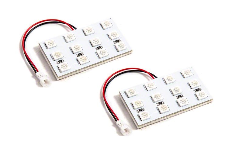 Diode Dynamics Silverado 3500 Green LED Map Light Boards; SMD12 DD0147P ...