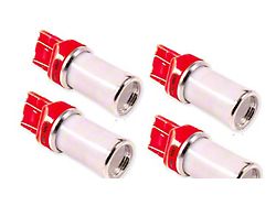 Diode Dynamics Red LED Tail Light Bulbs; 7443 HP48 (15-18 Silverado 3500 HD)