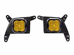 Diode Dynamics SS3 Max Type SV2 LED Fog Light Kit; ABL Yellow SAE Fog (20-23 Silverado 3500 HD)