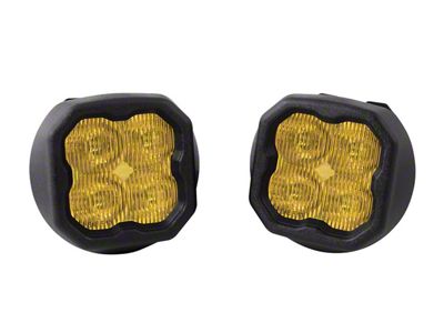 Diode Dynamics SS3 Sport ABL Type GM LED Fog Light Kit; Yellow SAE Fog (07-14 Tahoe)