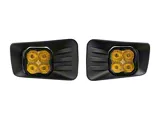 Diode Dynamics SS3 Sport Type CH LED Fog Light Kit; Yellow SAE Fog (15-20 Yukon)