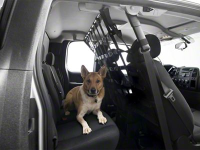Dirty Dog 4x4 Pet Divider; Black (07-18 Silverado 1500 Extended/Double Cab, Crew Cab)