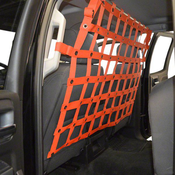 thumbnail image 2 of HAITRAL Adjustable Dog Car Barrier - Heavy Duty Mesh Pet Divider For SUVs & Trucks 2 of 13