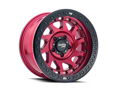 Dirty Life Enigma Race Crimson Candy Red 8-Lug Wheel; 17x9; -12mm Offset (03-09 RAM 2500)