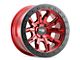 Dirty Life DT-1 Crimson Candy Red 8-Lug Wheel; 17x9; -12mm Offset (03-09 RAM 3500 SRW)