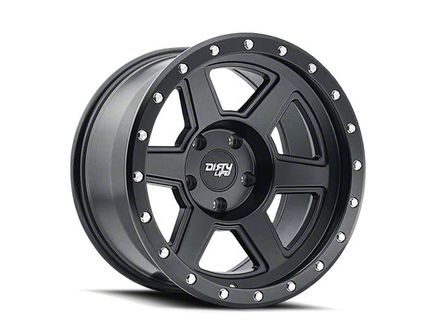 Dirty Life Compound Matte Black 6-Lug Wheel; 20x10; -12mm Offset (04-08 F-150)