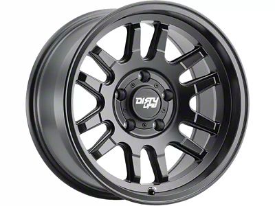 Dirty Life Canyon Matte Black 6-Lug Wheel; 17x9; 0mm Offset (07-13 Sierra 1500)