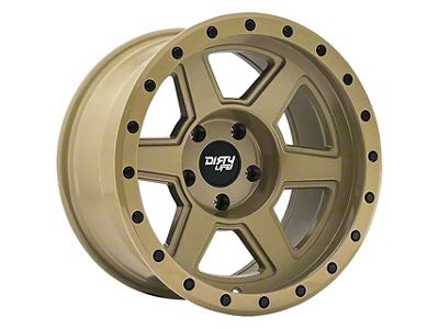 Dirty Life Compound Desert Sand 6-Lug Wheel; 18x9; -12mm Offset (07-13 Sierra 1500)