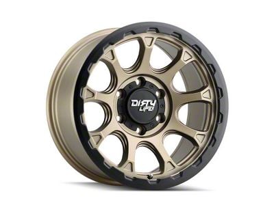 Dirty Life Drifter Matte Gold 6-Lug Wheel; 17x8.5; -6mm Offset (07-13 Sierra 1500)