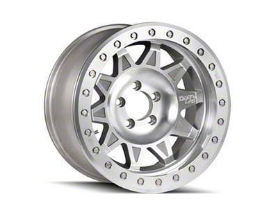 Dirty Life Roadkill Race Machined Beadlock 6-Lug Wheel; 17x9; -14mm Offset (07-13 Sierra 1500)