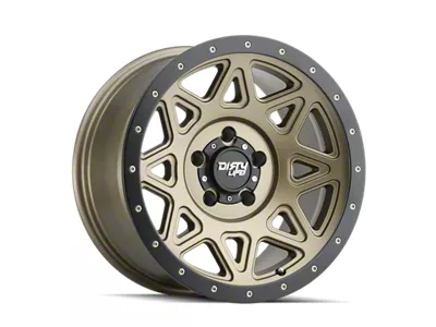Dirty Life Theory Matte Gold 6-Lug Wheel; 17x9; -12mm Offset (07-13 Silverado 1500)