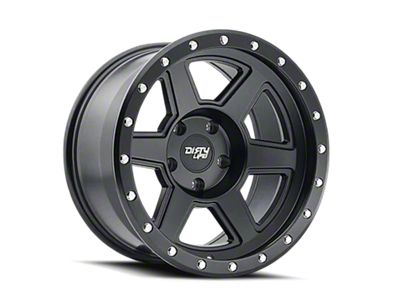 Dirty Life Compound Matte Black 8-Lug Wheel; 22x10; -12mm Offset (11-14 Silverado 2500 HD)