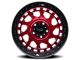 Dirty Life Enigma Race Crimson Candy Red 6-Lug Wheel; 17x9; -12mm Offset (07-14 Tahoe)