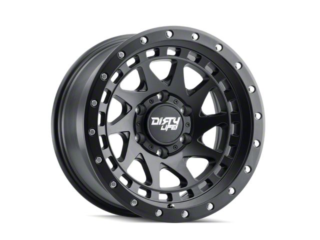 Dirty Life Enigma Pro Matte Black 6-Lug Wheel; 17x9; -38mm Offset (07-14 Yukon)