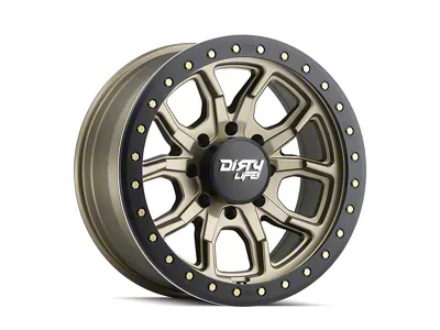Dirty Life DT-1 Satin Bronze 8-Lug Wheel; 17x9; -12mm Offset (08-10 F-250 Super Duty)