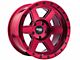 Dirty Life Compound Crimson Candy Red 6-Lug Wheel; 17x9; -12mm Offset (09-14 F-150)