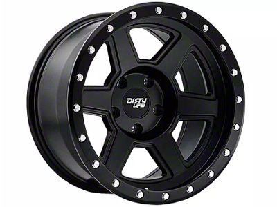 Dirty Life Compound Matte Black 6-Lug Wheel; 17x9; -12mm Offset (09-14 F-150)