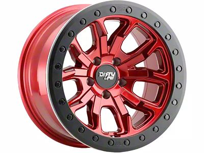 Dirty Life DT-1 Crimson Candy Red 5-Lug Wheel; 17x9; -12mm Offset (09-18 RAM 1500)