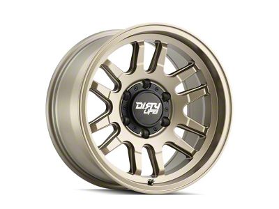 Dirty Life Canyon Satin Gold 6-Lug Wheel; 17x9; 0mm Offset (15-20 F-150)