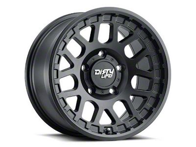 Dirty Life Mesa Matte Black 6-Lug Wheel; 17x9; -12mm Offset (99-06 Sierra 1500)