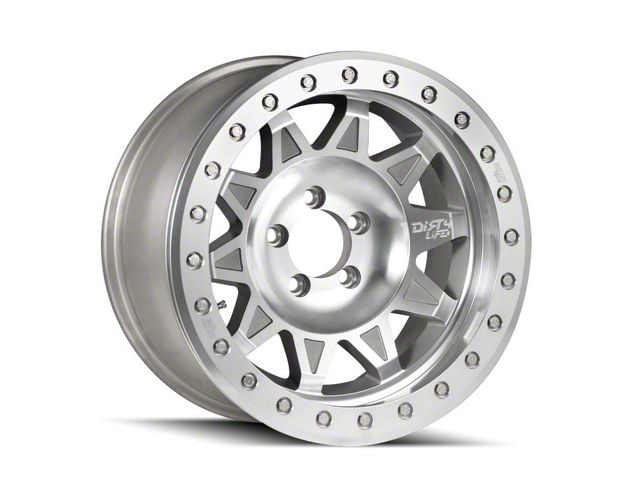 Dirty Life Roadkill Race Machined Beadlock 6-Lug Wheel; 17x9; -14mm Offset (19-24 Sierra 1500)