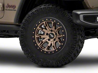 Dirty Life DT-1 Matte Gold 6-Lug Wheel; 17x9; -12mm Offset (07-13 Silverado 1500)