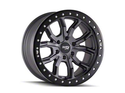 Dirty Life DT-1 Matte Gunmetal 6-Lug Wheel; 17x9; -12mm Offset (24-26 Ranger)