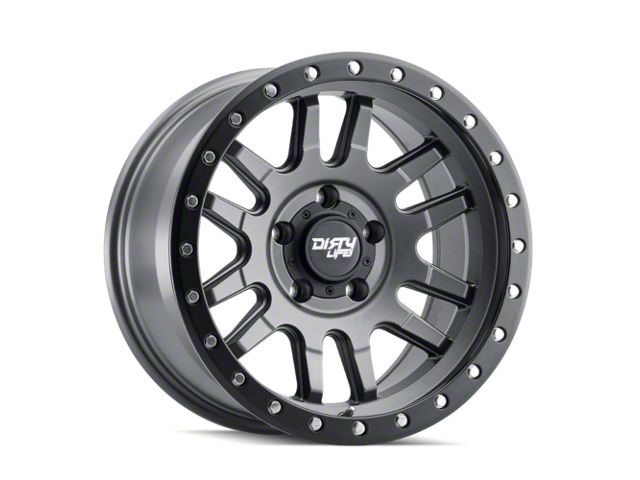 Dirty Life Canyon Pro Satin Graphite 6-Lug Wheel; 17x9; 0mm Offset (99-06 Sierra 1500)