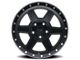 Dirty Life Compound Matte Black 6-Lug Wheel; 22x11; -25mm Offset (23-24 Canyon)