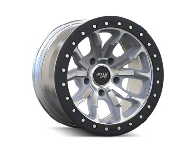 Dirty Life DT-1 Machined 6-Lug Wheel; 17x9; -12mm Offset (23-24 Canyon)