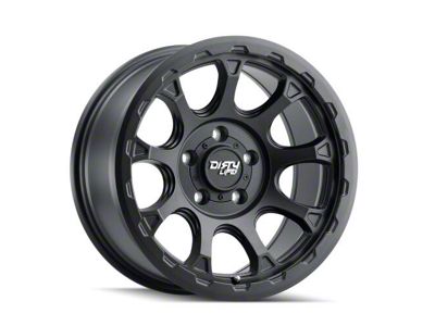 Dirty Life Drifter Matte Black 6-Lug Wheel; 17x8.5; -6mm Offset (23-25 Colorado)
