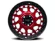 Dirty Life Enigma Race Crimson Candy Red 6-Lug Wheel; 17x9; -12mm Offset (23-24 Colorado)