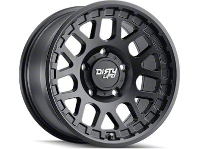 Dirty Life Mesa Matte Black 6-Lug Wheel; 17x9; -12mm Offset (23-25 Colorado)