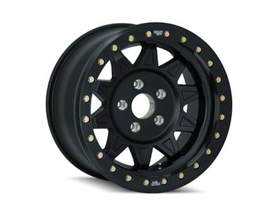 Dirty Life Roadkill Race Matte Black Beadlock 6-Lug Wheel; 17x9; -14mm Offset (23-25 Colorado)